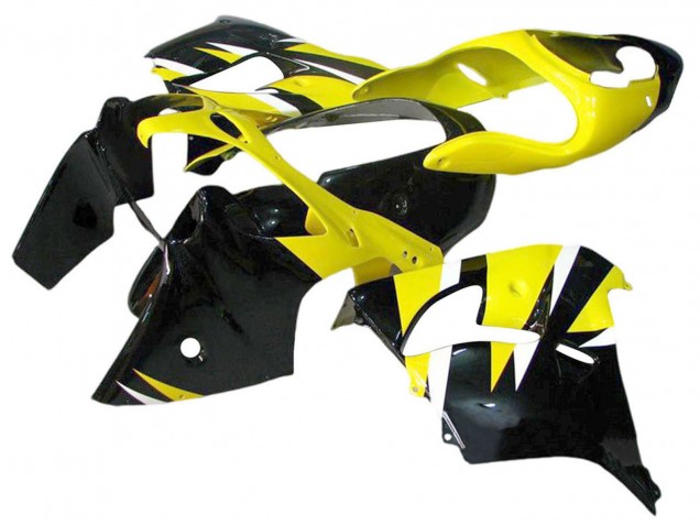 2002-2006 Yellow Black Kawasaki ZX12R Motorcycle Fairings Canada
