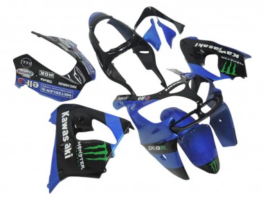 2002-2006 Blue Black Green White Elf Monster Kawasaki ZX12R Motorcycle Fairings Canada