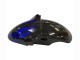 2000-2001 Glossy Black Blue Flame White Kawasaki ZX9R Motorcycle Fairings Canada