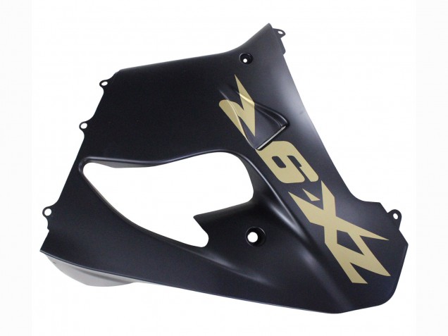 2000-2001 Matte Black Gold Kawasaki ZX9R Motorcycle Fairings Canada