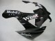 2000-2001 Glossy Black White West Kawasaki ZX9R Motorcycle Fairings Canada