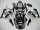2000-2001 Glossy Black White West Kawasaki ZX9R Motorcycle Fairings Canada