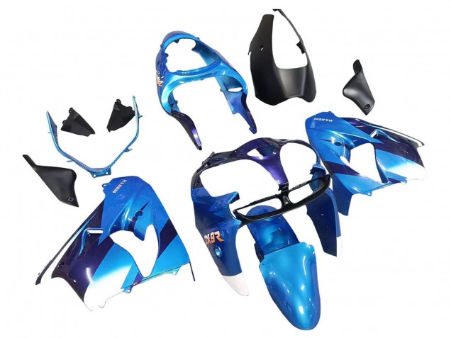2000-2001 Blue Black Kawasaki ZX9R Motorcycle Fairings Canada