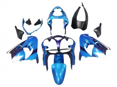 2000-2001 Blue Black Kawasaki ZX9R Motorcycle Fairings Canada