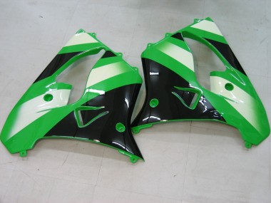 2000-2001 Green Silver Black Kawasaki ZX9R Motorcycle Fairings Canada