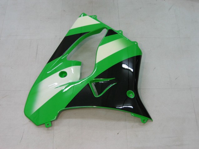 2000-2001 Green Silver Black Kawasaki ZX9R Motorcycle Fairings Canada