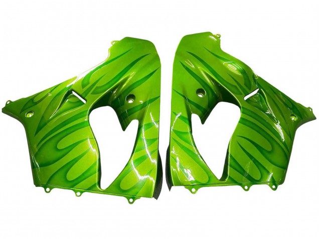 2000-2001 Green Flame Kawasaki ZX9R Motorcycle Fairings Canada