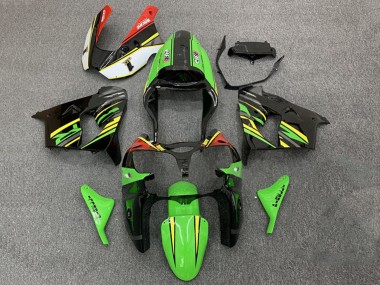 2000-2001 Green Orange Black Kawasaki ZX9R Motorcycle Fairings Canada