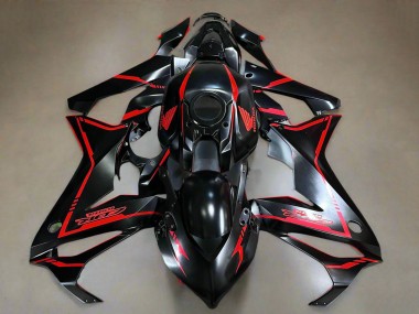 2019-2020 Glossy Black Red Stripe Honda CBR650R Motorcycle Fairings Canada