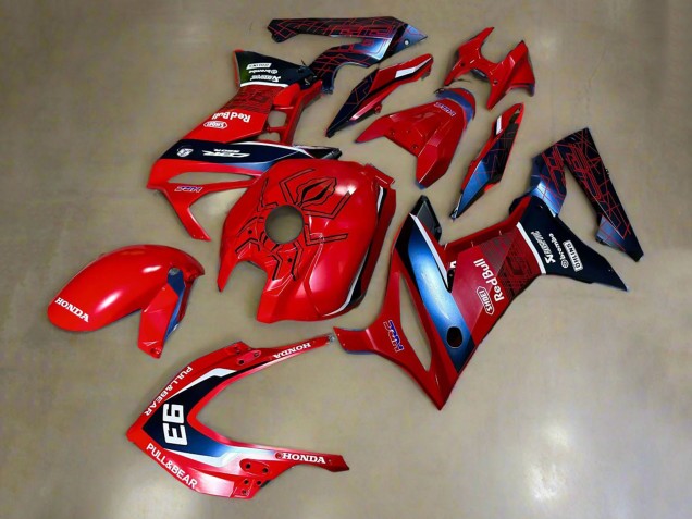 2019-2020 Red White Dark Blue HRC Pull&Bear 93 Honda CBR650R Motorcycle Fairings Canada