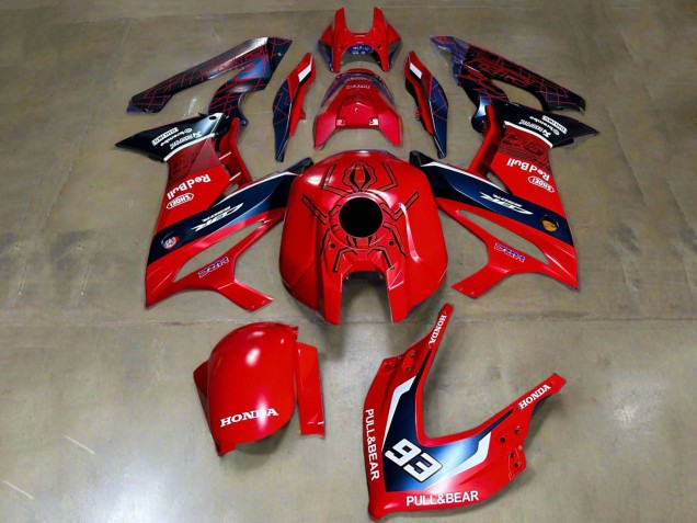 2019-2020 Red White Dark Blue HRC Pull&Bear 93 Honda CBR650R Motorcycle Fairings Canada