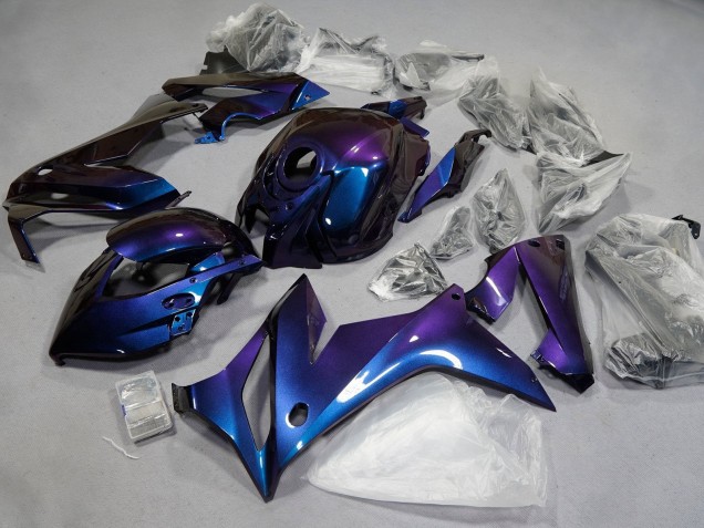 2021-2023 Chameleon Blue Purple Honda CBR650R Motorcycle Fairings Canada