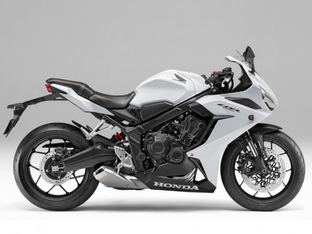 2021-2023 Matte White Honda CBR650R Motorcycle Fairings Canada