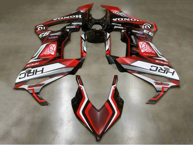 2021-2023 White Red Glossy Black HRC Honda CBR650R Motorcycle Fairings Canada