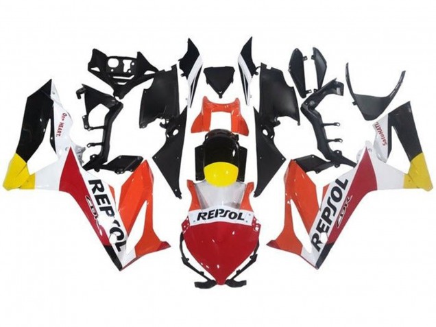 2021-2023 Orange White Red Yellow Glossy Black Repsol Honda CBR650R Motorcycle Fairings Canada
