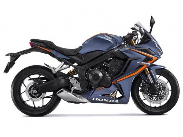 2021-2023 Matte Dark Blue Orange Black Honda CBR650R Motorcycle Fairings Canada