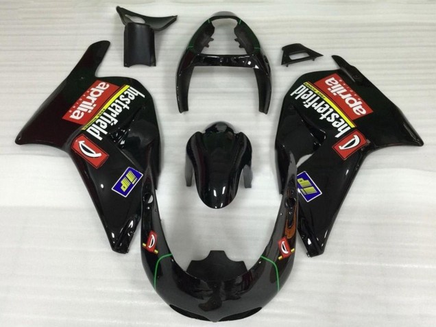 1995-1997 Glossy Black Red Aprilia RS250 Motorcycle Fairings Canada
