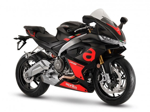 2020-2024 Matte Black Red Aprilia RS660 Motorcycle Fairings Canada
