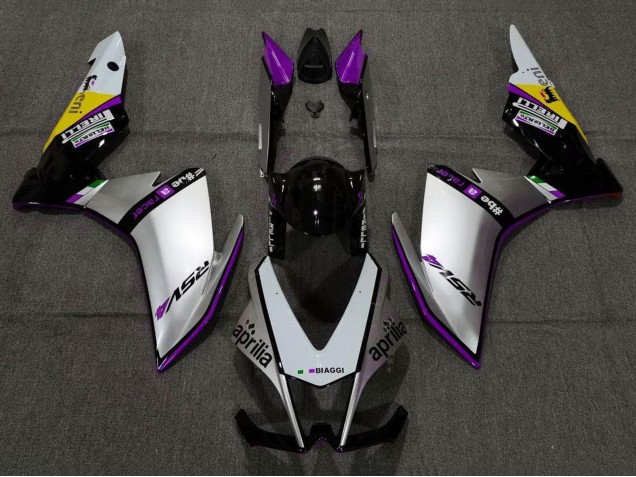 2009-2015 Silver Black Purple Yellow Aprilia RSV4 1000 Motorcycle Fairings Canada