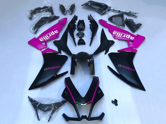 2009-2015 Matte Black Pink Aprilia RSV4 1000 Motorcycle Fairings Canada