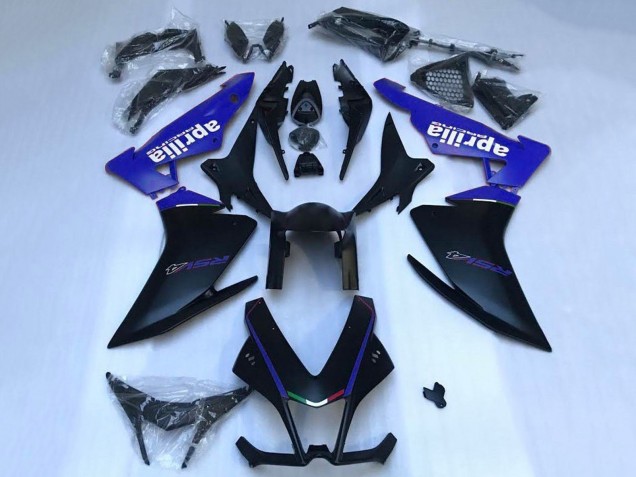 2009-2015 Matte Black Blue Aprilia RSV4 1000 Motorcycle Fairings Canada