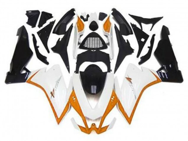 2009-2015 White Orange Black Aprilia RSV4 1000 Motorcycle Fairings Canada