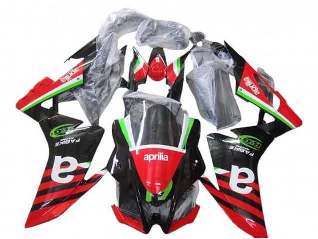 2009-2015 Red Green Black Stripe Aprilia RSV4 1000 Motorcycle Fairings Canada