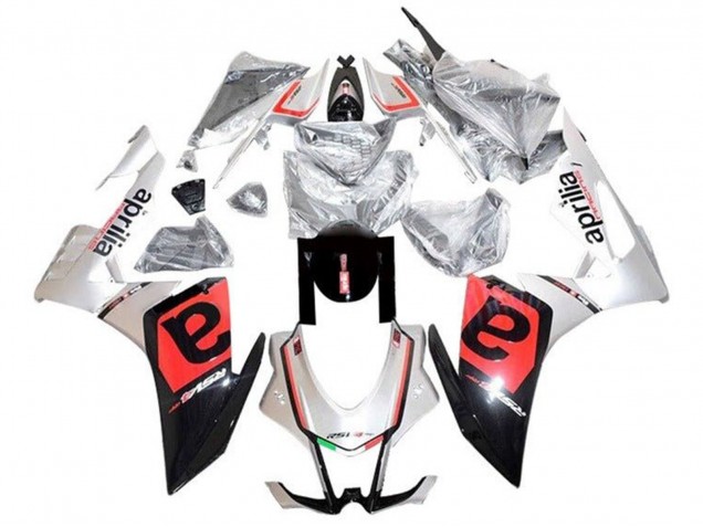 2009-2015 Silver Black Red Aprilia RSV4 1000 Motorcycle Fairings Canada