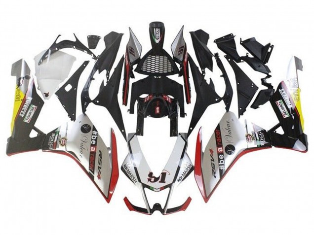 2009-2015 Silver Red Green Yellow Beacon Aprilia RSV4 1000 Motorcycle Fairings Canada