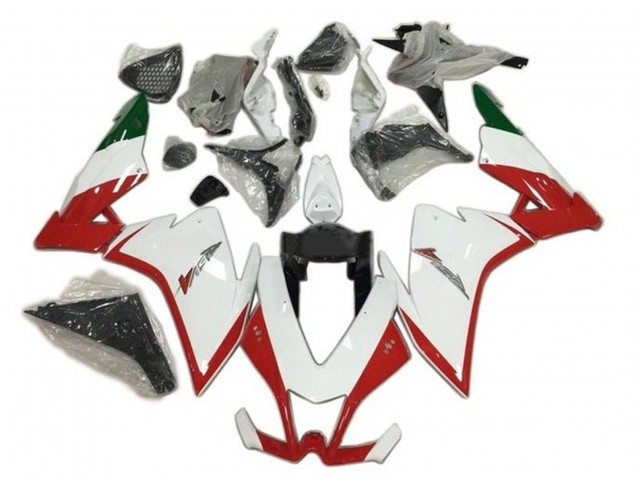 2009-2015 Red White Green Aprilia RSV4 1000 Motorcycle Fairings Canada