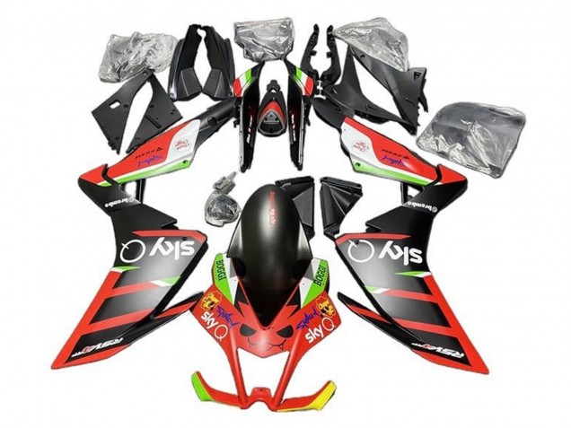 2009-2015 Matte Black Red Green White Aprilia RSV4 1000 Motorcycle Fairings Canada