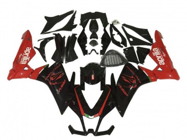 2009-2015 Black Red Aprilia RSV4 1000 Motorcycle Fairing Canada