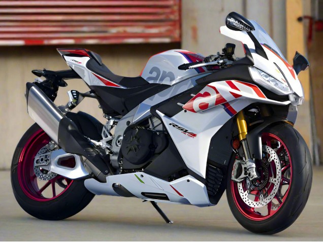 2021-2024 White Red Blue Aprilia RSV4 1100 Motorcycle Fairings Canada