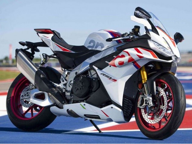 2021-2024 White Red Blue Aprilia RSV4 1100 Motorcycle Fairings Canada