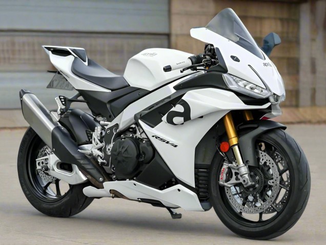 2021-2024 White Aprilia RSV4 1100 Motorcycle Fairings Canada