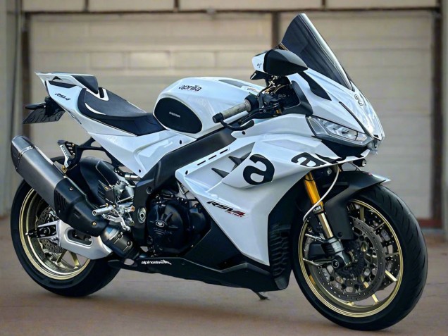 2021-2024 White Black Aprilia RSV4 1100 Motorcycle Fairings Canada