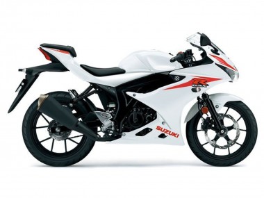 2017-2025 White Red Suzuki GSXR125 Motorcycle Fairings Canada