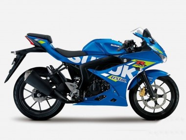 2017-2025 Blue Yellow Ecstar Suzuki GSXR125 Motorcycle Fairings Canada