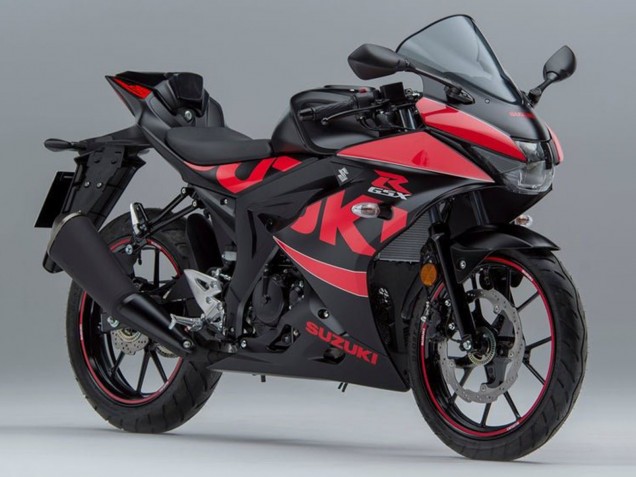 2017-2025 Black Red Suzuki GSXR125 Motorcycle Fairings Canada