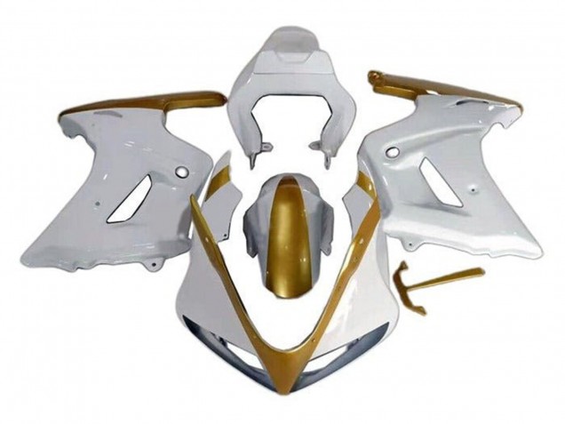 2003-2013 White Gold Suzuki SV650 Motorcycle Fairings Canada