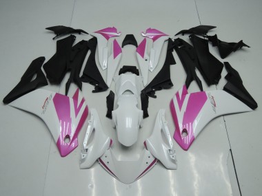 2002-2006 White Pink Matte Black Honda CBR125R Motorcycle Fairings Canada