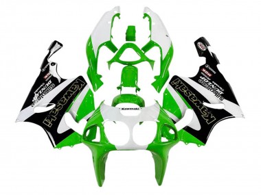1996-2003 White Green Black Gold Silkolene Dunlop Kawasaki ZX7R Motorcycle Fairings Canada