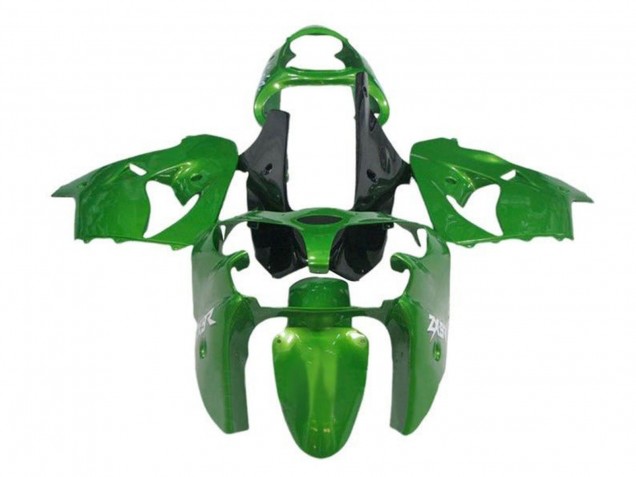 2002-2003 Green Black Kawasaki ZX9R Motorcycle Fairings Canada