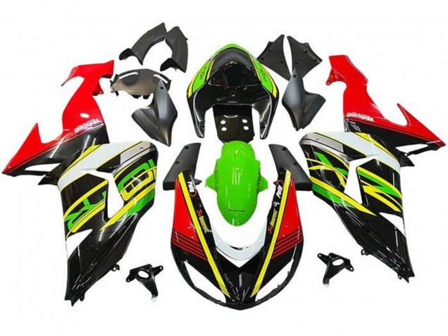 2006-2007 Red Green Yellow Black Kawasaki ZX10R Motorcycle Fairings Canada