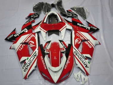 2006-2007 White Red Black Amauda 883 Heidron Kawasaki ZX10R Motorcycle Fairings Canada