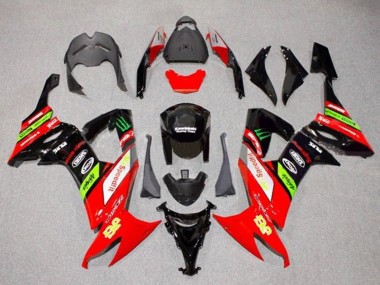 2008-2010 Red Green Black Yellow Kawasaki ZX10R Motorcycle Fairings Canada