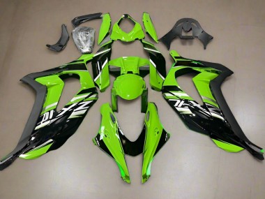 2016-2020 Green Glossy Black Kawasaki ZX10R Motorcycle Fairings Canada