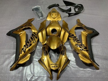 2016-2020 Gold Black Kawasaki ZX10R Motorcycle Fairings Canada