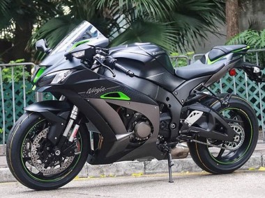 2016-2020 Matte Black Green Silver Kawasaki ZX10R Motorcycle Fairings Canada