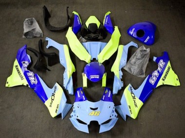 2021-2025 Blue Yellow GYTR 46 Kawasaki ZX10R Motorcycle Fairings Canada